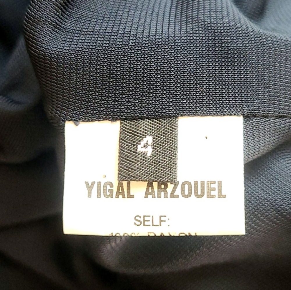 Yigal Azrouel One Shoulder Quilted Chain Dress 4 - Picture 10 of 11